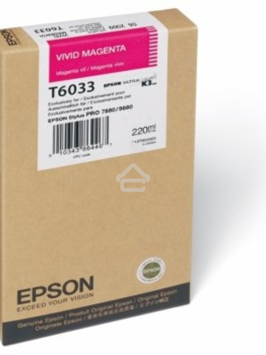 Картридж струйный Epson C13T603300 пурпурный для Epson St Pro 7880/9880 (220мл)