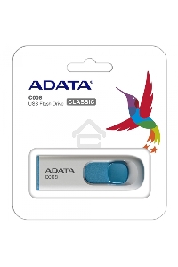 Флеш диск AData 16Gb C008 AC008-16G-RWE USB2.0 белый
