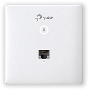 Точка доступа TP-Link Omada AC1200 wireless MU-MIMO Gigabit wall-plate Access Point, 1 Gigabit downlink port, 1 gigabit uplink port, 802.3af/at PoE in, wall plate mounting, support standalone mode and controlled by Omada SDN controller (Software/hardware/