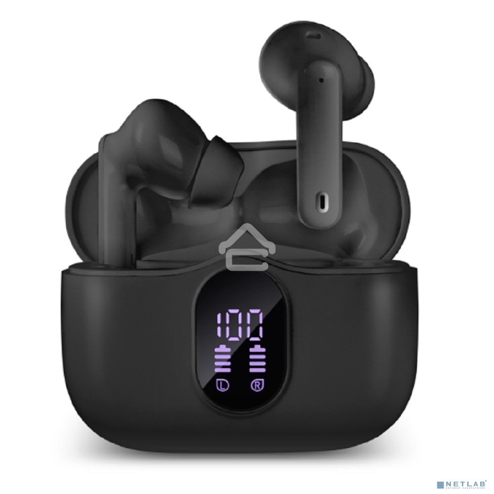 Беспроводные внутриканальные наушники с микрофоном Sven E-315B, черный (Bluetooth, TWS, ANC, ENC, APP)