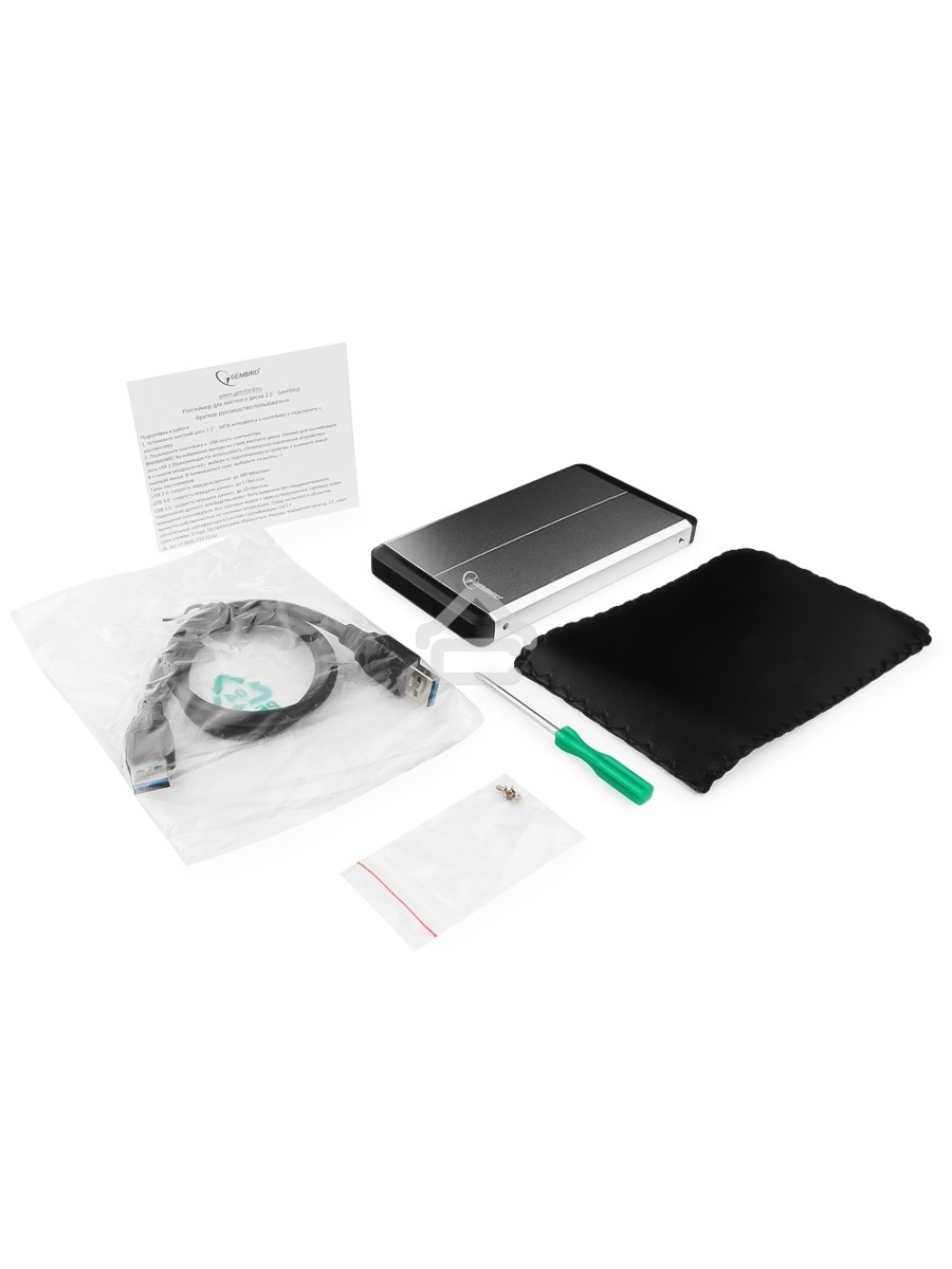 Внешний корпус для HDD Gembird EE2-U3S-2-S 2.5