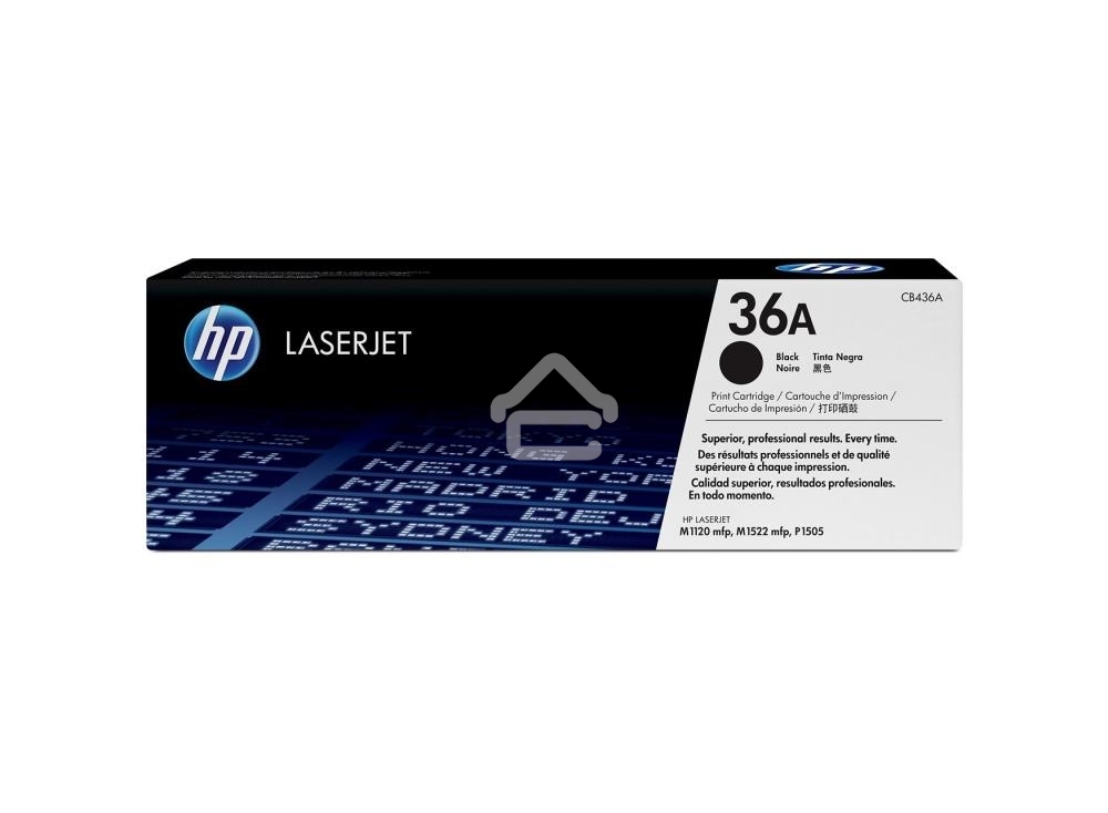 Картридж лазерный HP CB436A черный для LaserJet M1120/M1120n/М1520/Р1505/Р1505n 2000стр.