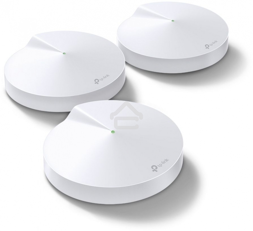 Маршрутизатор TP-Link TP-Link DECO M5(3-PACK) AC1300 Домашняя Wi-Fi система, чипсет Qualcomm, два диапазона (Dual-Band), поддержка стандартов 802.11ac/a/b/g/n, 717 МГц четырехъядерный процессор, Bluetooth 4.2, 2 гигабитных порта Ethernet, 1 порт USB Type-