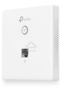 Точка доступа TP-Link Omada AC1200 wireless MU-MIMO Gigabit wall-plate Access Point, 1 Gigabit downlink port, 1 gigabit uplink port, 802.3af/at PoE in, wall plate mounting, support standalone mode and controlled by Omada SDN controller (Software/hardware/