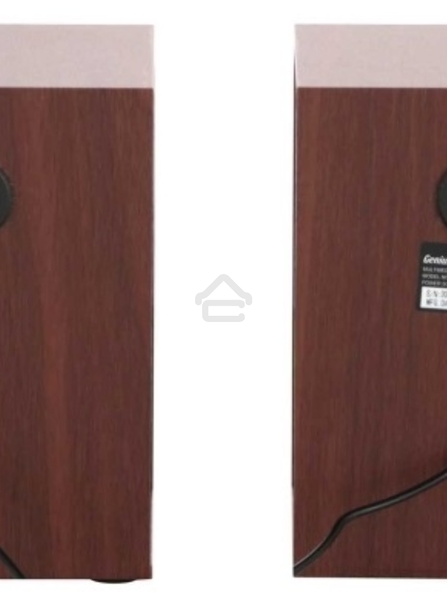Колонки GENIUS SP-HF280 wooden USB {Проводной пульт регулировки громкости для легкого управления}