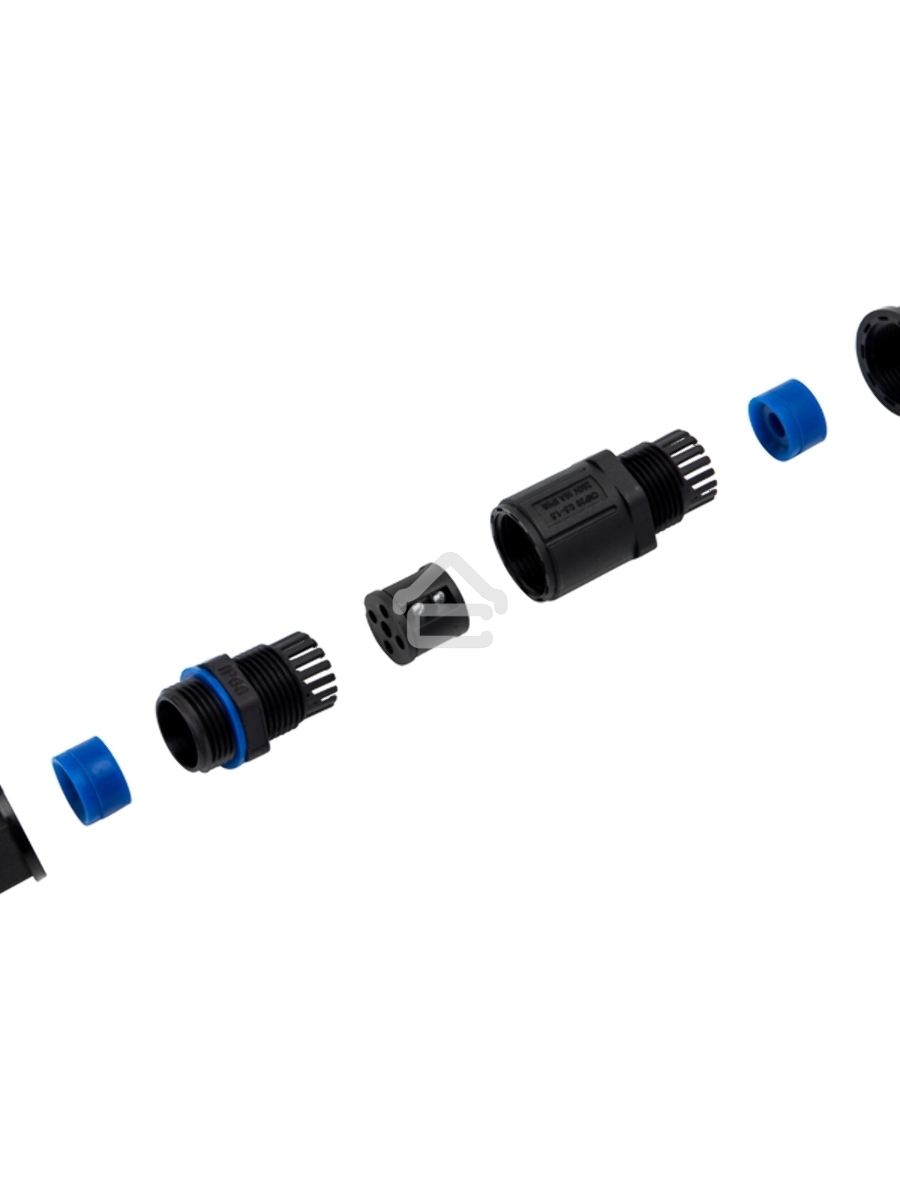 Кабельный коннектор I-образный (3PIN  0,5-1,5мм2) IP68 Rexant