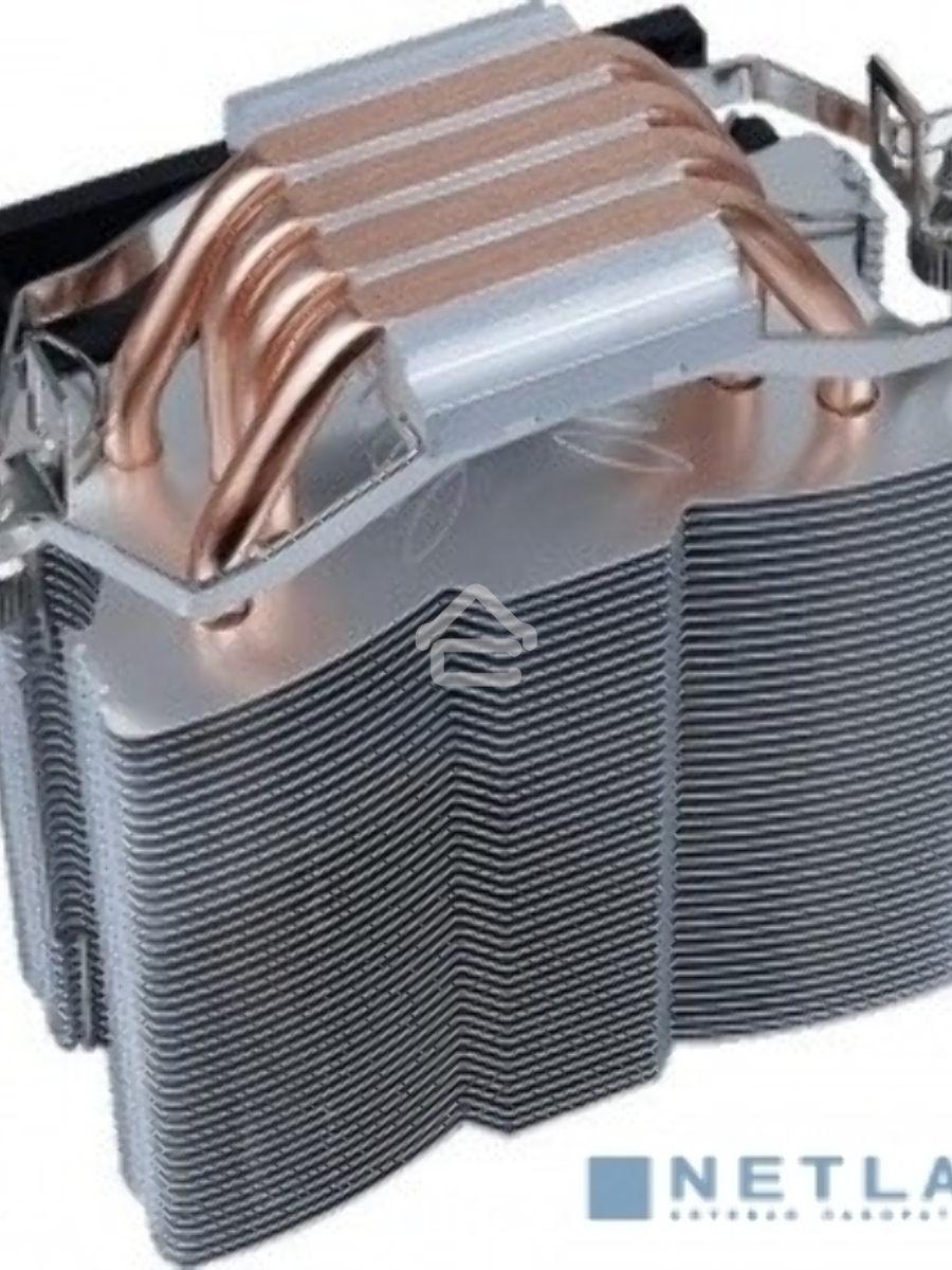 Кулер для процессора AeroCool / Formula Verkho 4 Lite серебристый, 90 мм, алюминий/медь, 2000 об/мин, 27 дБ, 4 pin, 125 Вт, 135 мм