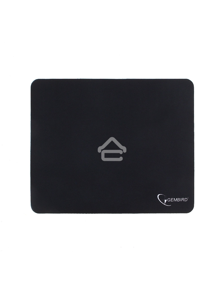 Коврик для мыши Gembird MP-BLACK, чёрный, размеры 250*200*2мм, полиэстер+резина