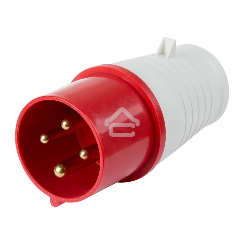 Вилка 024 переносная 3Р+РЕ 32А 380В IP44 Rexant