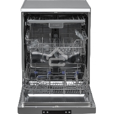 Посудомоечная машина Weissgauff DW 6015, серебристый, 59.8 см, 14 компл., 49 дБ, класс A++