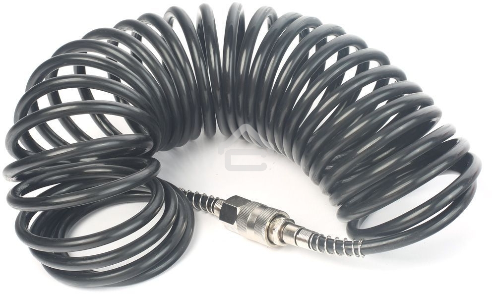 Шланг спиральный для пневмоинструмента PATRIOT PU 86x8мм полиамид быстросъем.