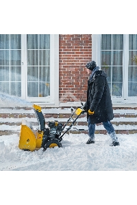 Бензиновая снегоуборочная машина SBM 610, 212cc, ручной старт, фара  Denzel