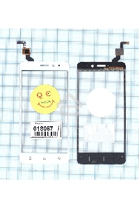 Сенсорное стекло (тачскрин) для Lenovo K6, белое