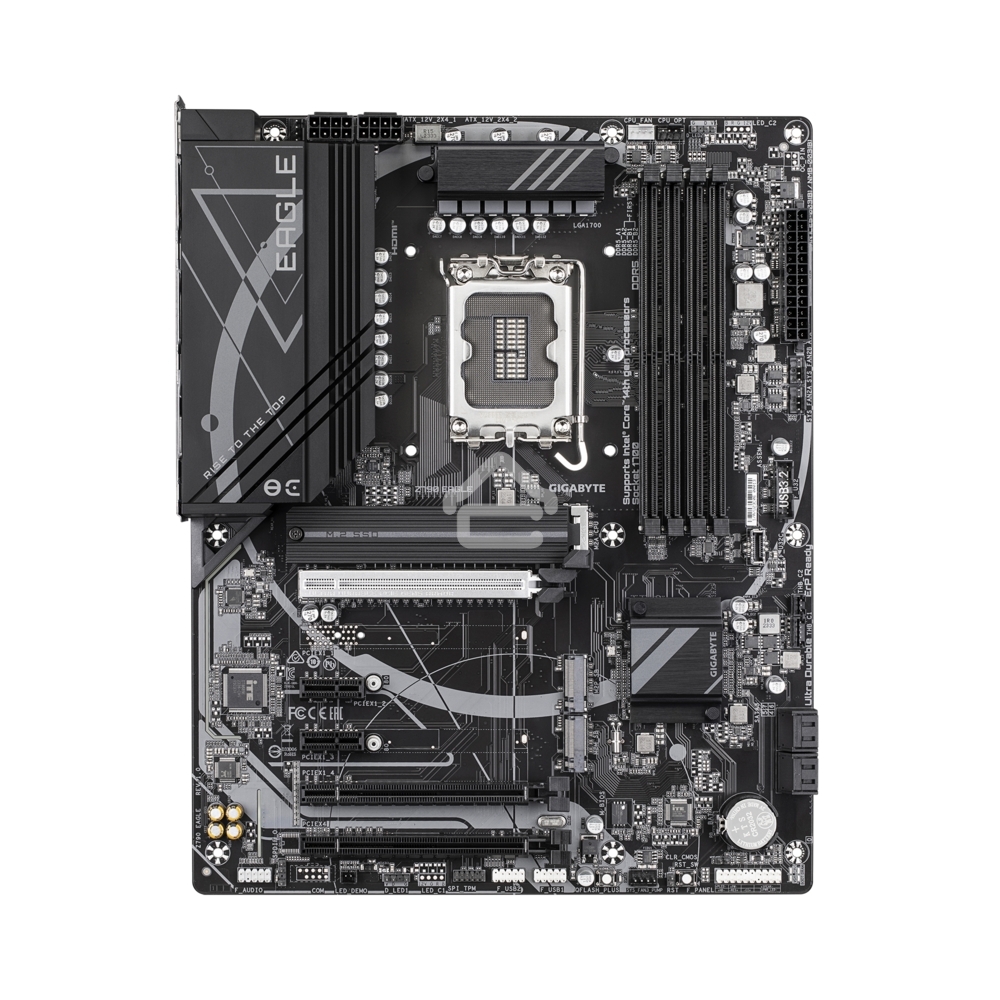 Материнская плата Gigabyte Z790 EAGLE, LGA 1700, Intel Z790, 4xDDR5, 4xSATA, 3xM.2, 1xPCIe 5.0 x16, 1xPCIe 4.0 x4, 1xPCIe 3.0 x1, 1xHDMI, 1xDP, 1x 2.5Gb LAN, 4xUSB-A 3.2 Gen 1, 1xUSB-A 3.2 Gen 2, 2xUSB-A 2.0, 1xUSB-C 3.2 Gen 2, 3x3.5 мм, 7.1, ATX