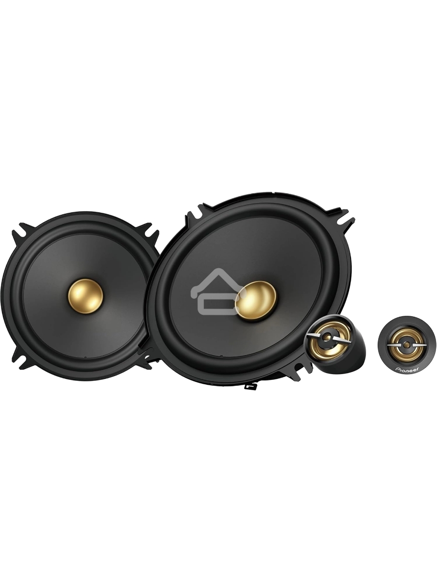 Колонки автомобильные Pioneer TS-A1301C (без решетки) 300Вт 89дБ 4Ом 13см (5дюйм) (ком.:4кол.) компонентные двухполосные