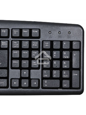 Клавиатура Oklick 100M/100M HW3 черный USB
