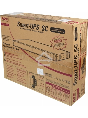 Источник бесперебойного питания APC Smart-UPS SC SC450RMI1U 280Вт 450ВА черный