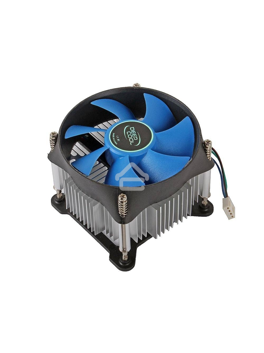 Кулер для процессора DEEPCOOL THETA 31 PWM черный/синий, 92 мм, алюминий/медь, 2400 об/мин, 32.5 дБ, 4 pin, 95 Вт, 60 мм