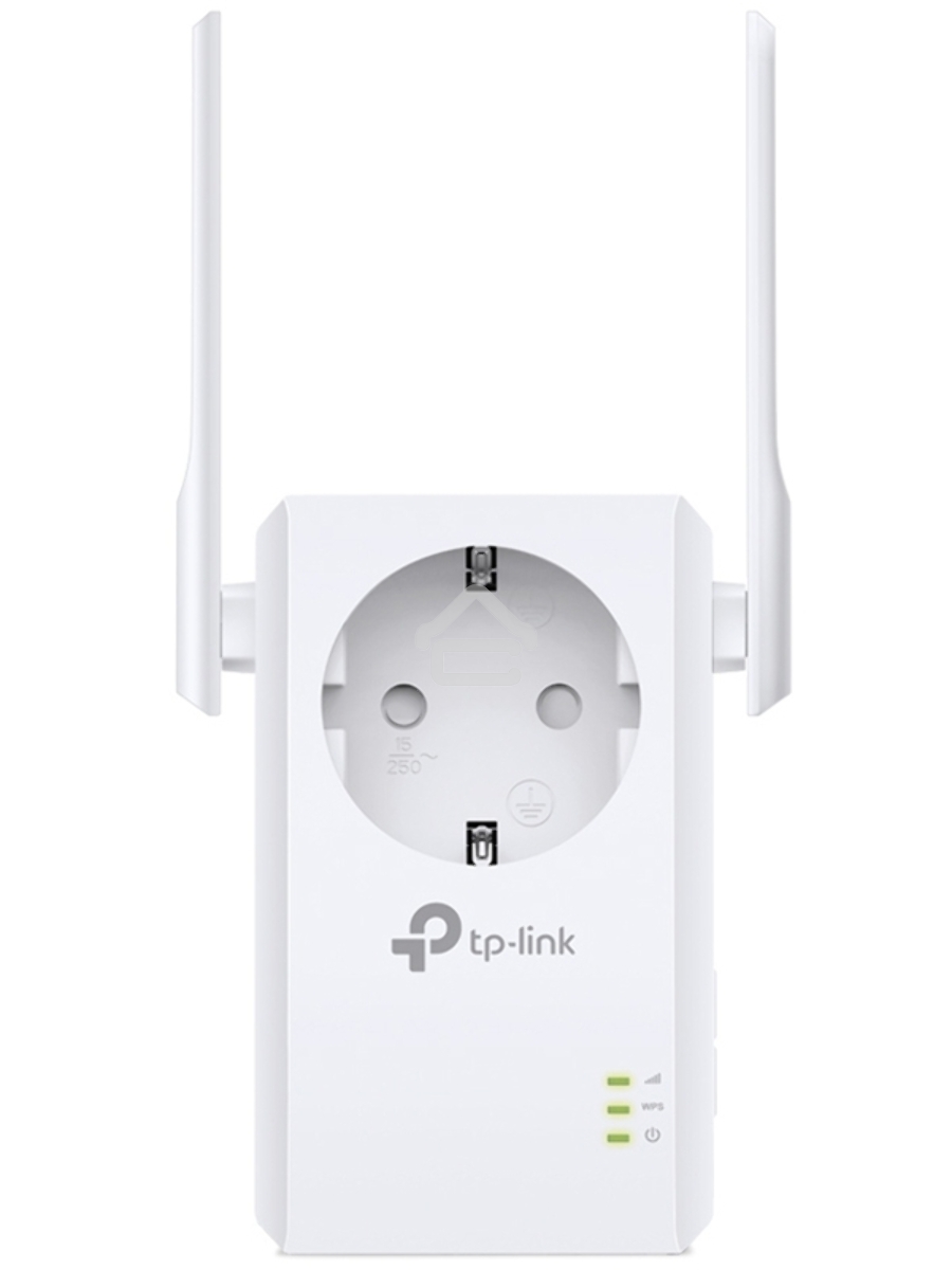 Сетевой адаптер TP-Link SOHO TL-WA860RE 300Mbps Wireless N Wall Plugged Range Extender with AC Passthrough, QCA(Atheros), 2T2R, 2.4GHz, 802.11b/g/n, 1 10/100Mbps LAN port, Range Extender button, Range Extender mode, suppo поставляется без кабеля RJ-45