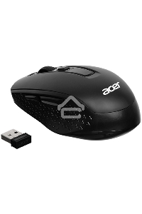 Мышь беспроводная Acer OMR060 черный, 1600 dpi, радиоканал, USB, кнопки - 6
