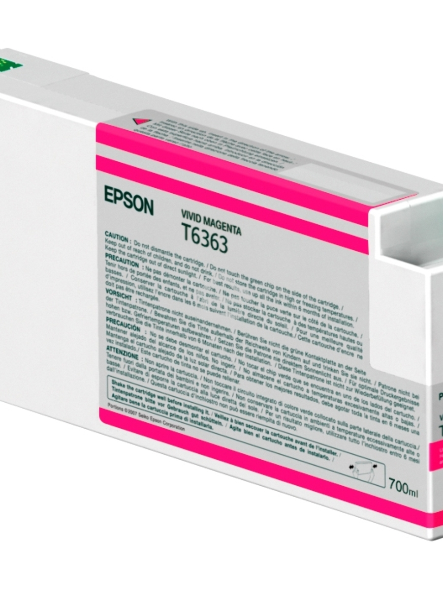 Картридж струйный Epson C13T636300 пурпурный (700 мл) для Stylus 7700, 7890, 7900, 9700, 9890, 9900, WT7900