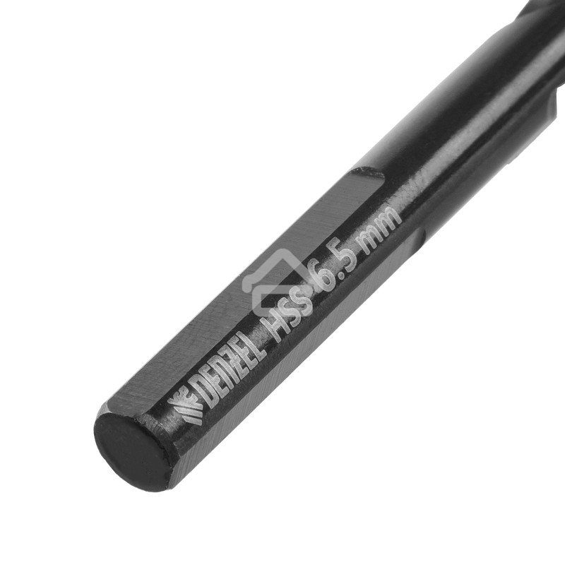 Сверло по металлу Denzel 6,5 мм, HSS-Tin, Golden Tip, 10 шт.
