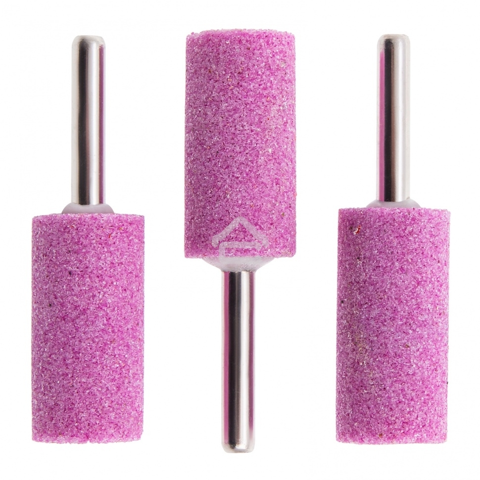 Шарошка абразивная Matrix, цилиндр удлин., 19 x 38 мм, хвостовик 6 мм, F46, 3шт.