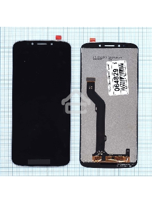 Дисплей для Motorola E5 Plus черный