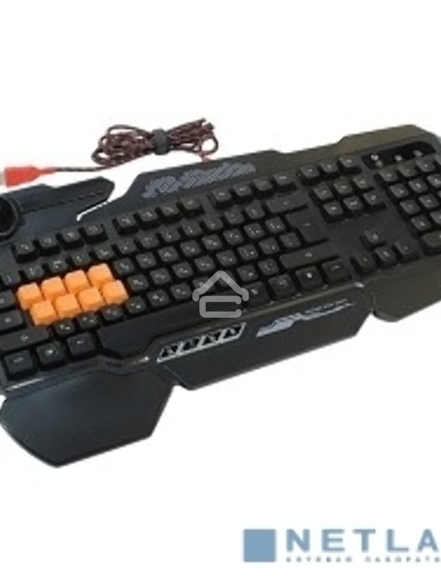 Клавиатура A4Tech Bloody B318 Black USB Multimedia Gamer LED (подставка для запястий)