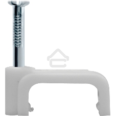 Скоба Navigator креп. прям. d12 с гвозд. NCS-12-50 (уп.50шт)