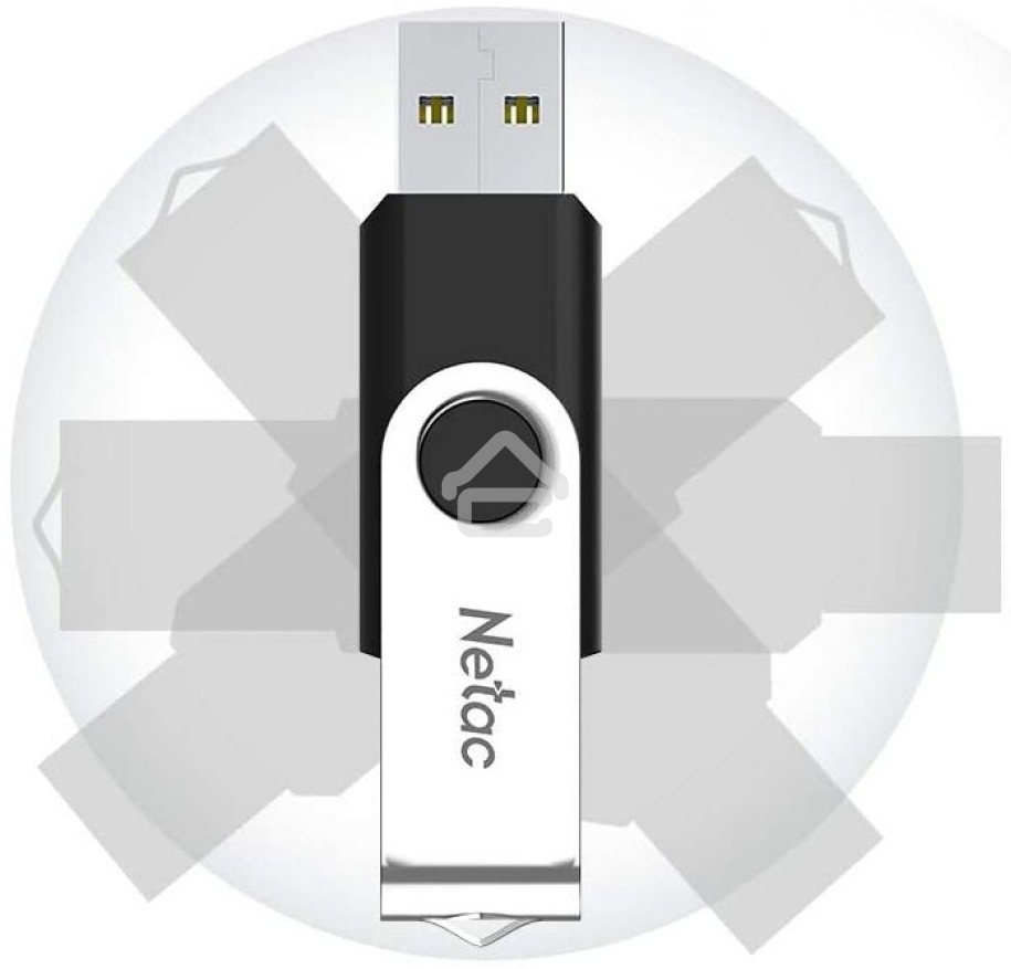 Флешка USB R/W R/W Netac U505 16Gb NT03U505N-016G-20BK