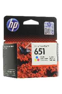 Картридж струйный HP 651 C2P11AE трехцветный для HP DJ IA5575e (300стр.)