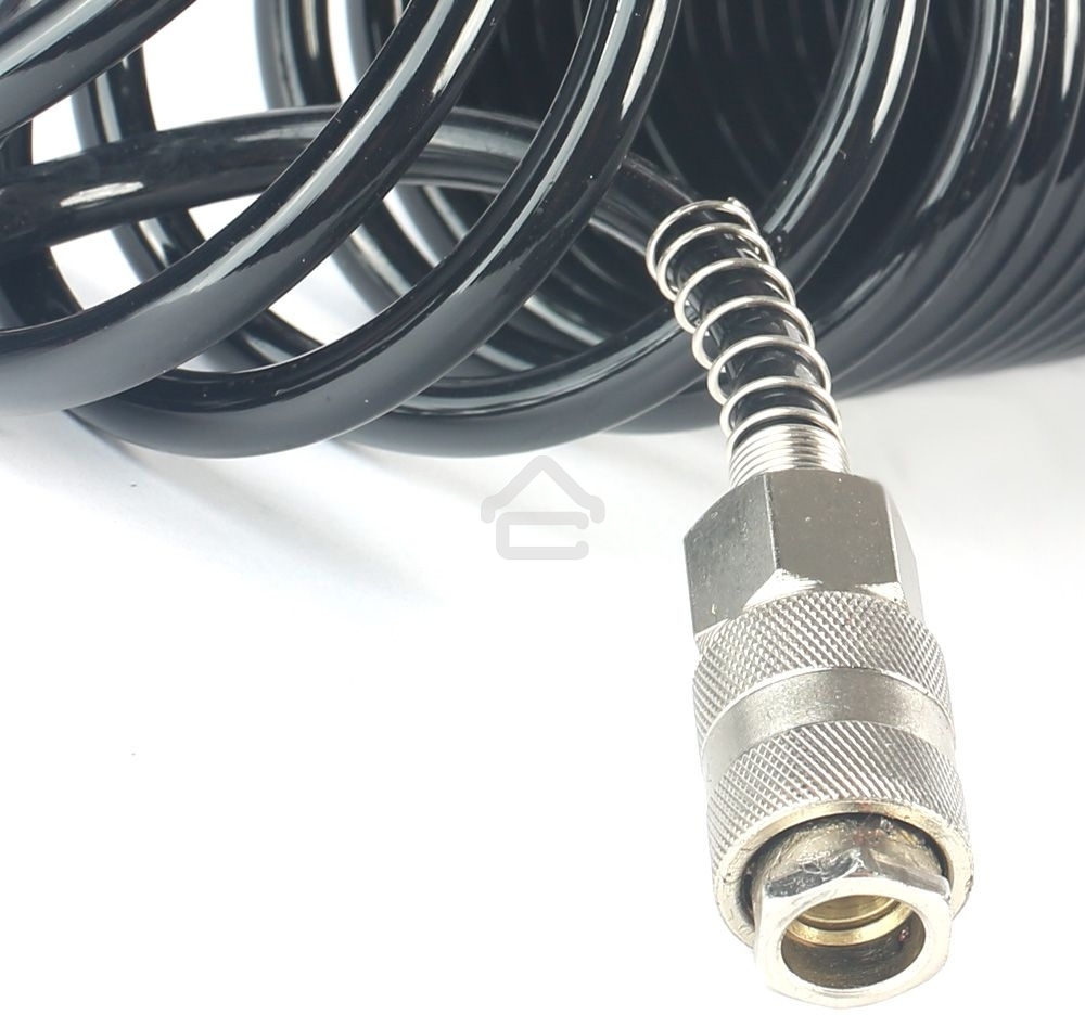 Шланг спиральный для пневмоинструмента PATRIOT PU 86x8мм полиамид быстросъем.