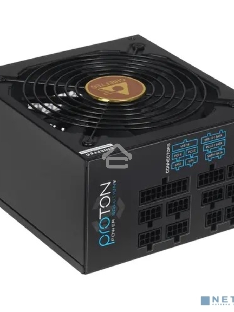 Блок питания Chieftec BDF-1000C, 1000Вт, 80 PLUS Bronze, 140мм, модульный, черный