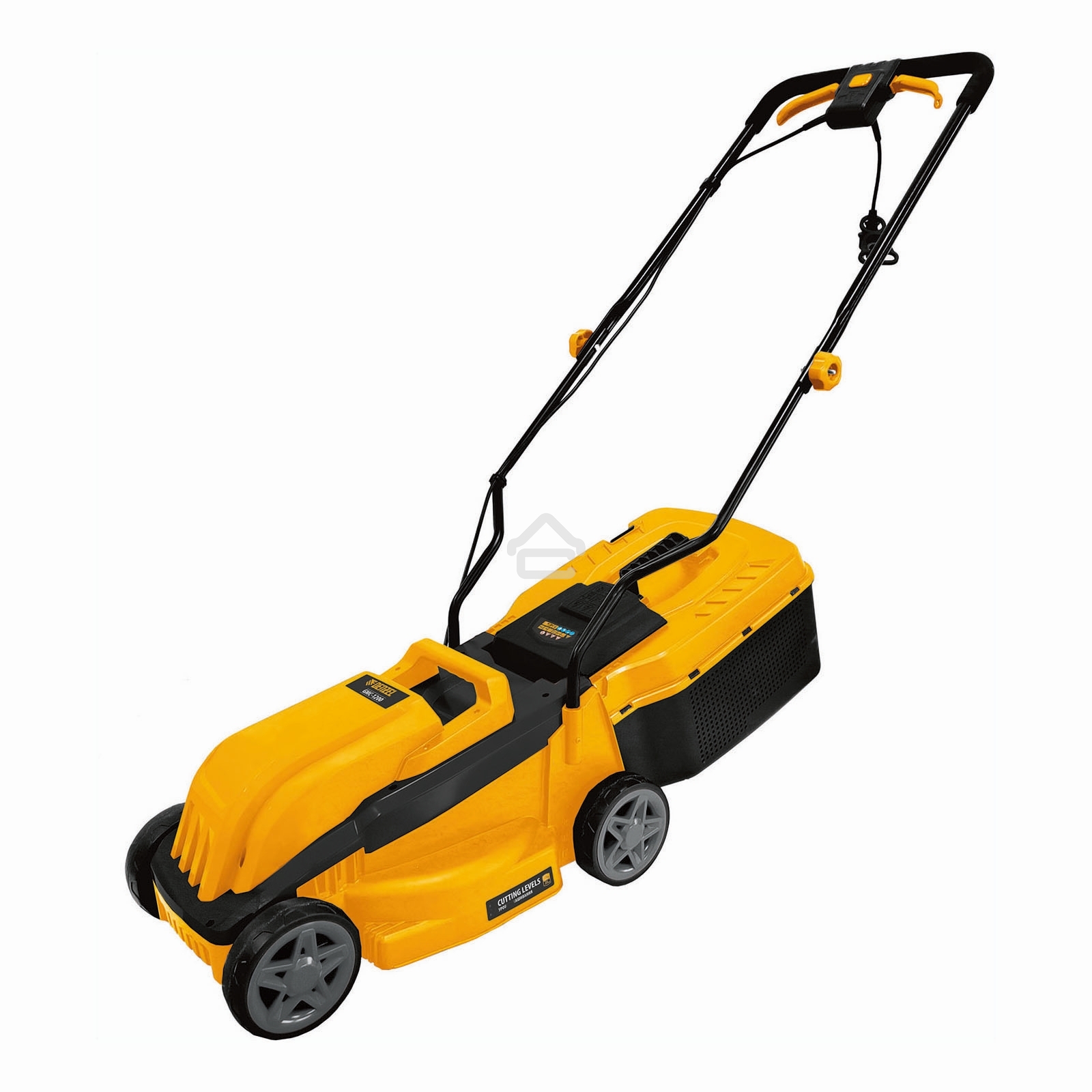 Газонокосилка электрическая Denzel GMC-1200, шир., 32 см, 1200 Вт, 3 уров., травосб. 30 л