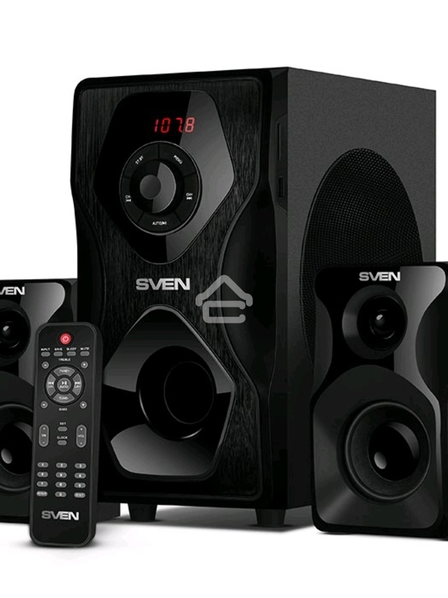 Акустическая система SVEN AC MS-2055, черный (55Вт, FM-тюнер, USB/SD, дисплей, ПДУ, Bluetooth)