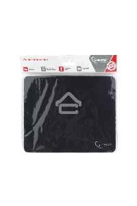 Коврик для мыши Gembird MP-BLACK, чёрный, размеры 250*200*2мм, полиэстер+резина