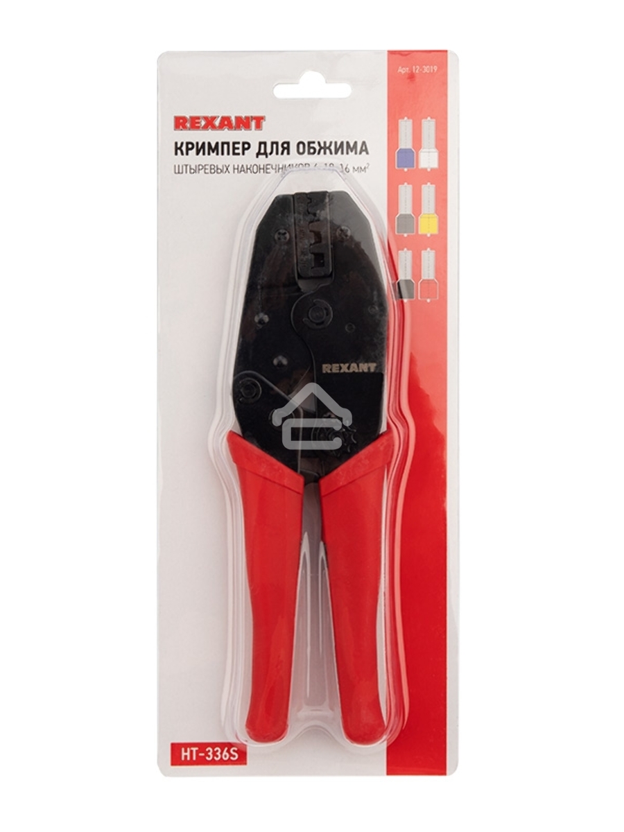 Кримпер Rexant HT-336 S для обжима штыревых наконечников
