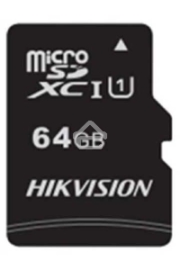 Флеш карта microSDHC 64GB Hikvision HS-TF-C1(STD)/64G/ZAZ01X00/OD <HS-TF-C1(STD)/64G/ZAZ01X00/OD>  (без SD адаптера) R/W Speed 92/30MB/s , V30