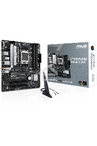 Материнская плата ASUS PRIME B650M-A WIFI II, AM5, AMD B650, 4xDDR5, 4xSATA, 2xM.2, 1xPCI-E 4.0 x16, 2xPCI-E 4.0 x1, 1xHDMI, 1xDP, 1xVGA, 1x 2.5Gb LAN, 2xUSB-A 3.2 Gen 2, 2xUSB-A 3.2 Gen 1, 4xUSB-A 2.0, 3x3.5 мм, 7.1, Micro-ATX
