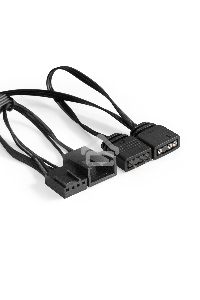 Вентилятор для корпуса ExeGate EX12025H3P4PSU-PWM.ARGB черный, 120 мм, 1800 об/мин, 26 дБ, 4 pin