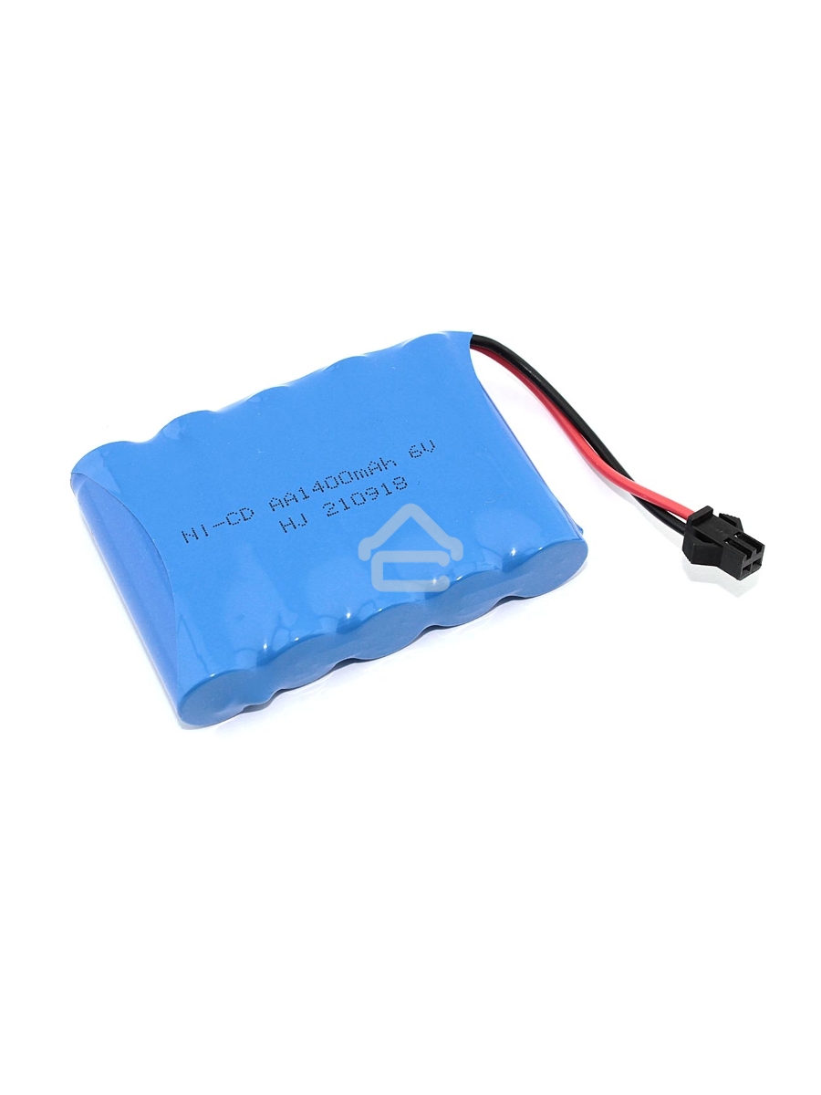 Аккумулятор Ni-Cd 6V 1400 mAh AA Flatpck разъем SM