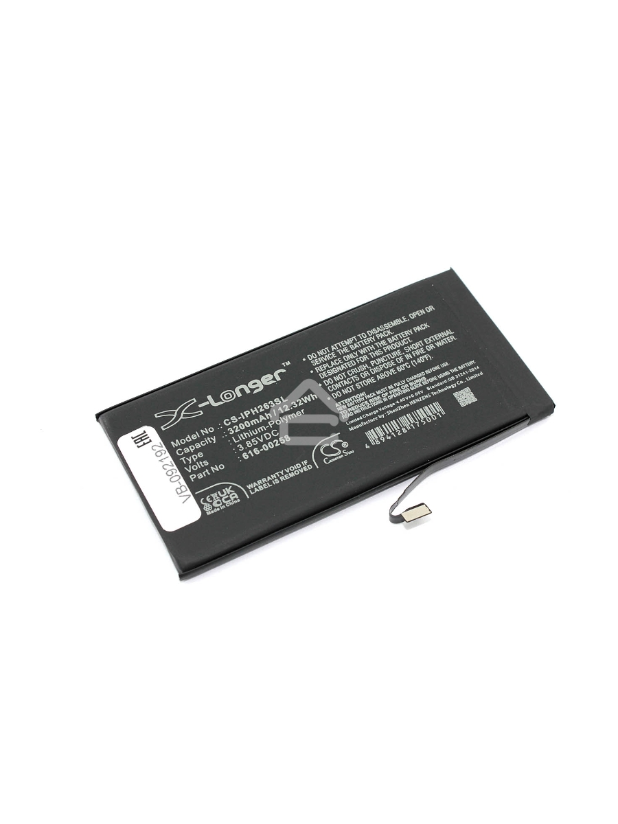 Аккумулятор CameronSino CS-IPH263SL для iPhone 13 3.85V 3200mAh / 12.32Wh Li-Polymer