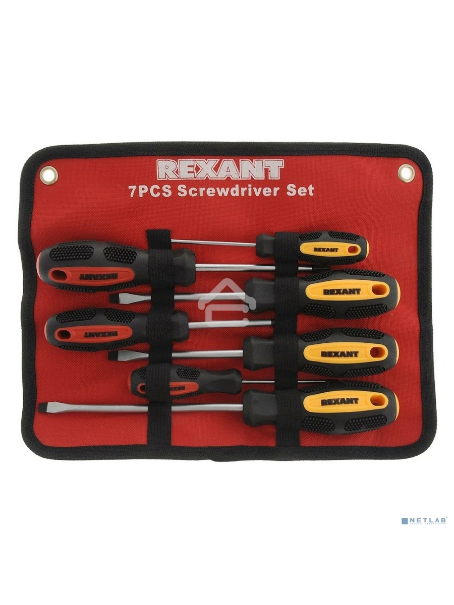 Набор отверток 7 предметов (крестовые и шлицевые) 12-4703 Rexant