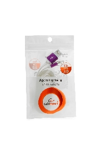Кабель Gembird  USB 2.0 Cablexpert CC-ApUSBp1m, AM/Lightning 8P, 1м, силиконовый шнур, разъемы фиолетовый металлик, пакет