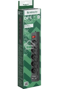 Сетевой фильтр Defender 1.8M DFS 751 5OUTL.