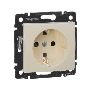 Розетка Legrand 774321 2К+3 со шторками, слон. кость Valena