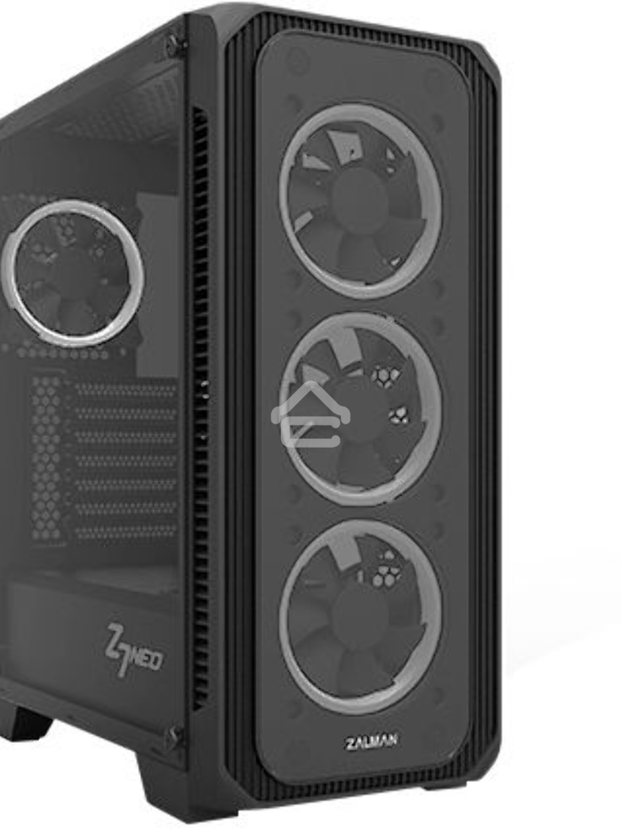 Компьютерный корпус ZALMAN Z7 NEO, без БП, большое боковое окно, черный, ATX