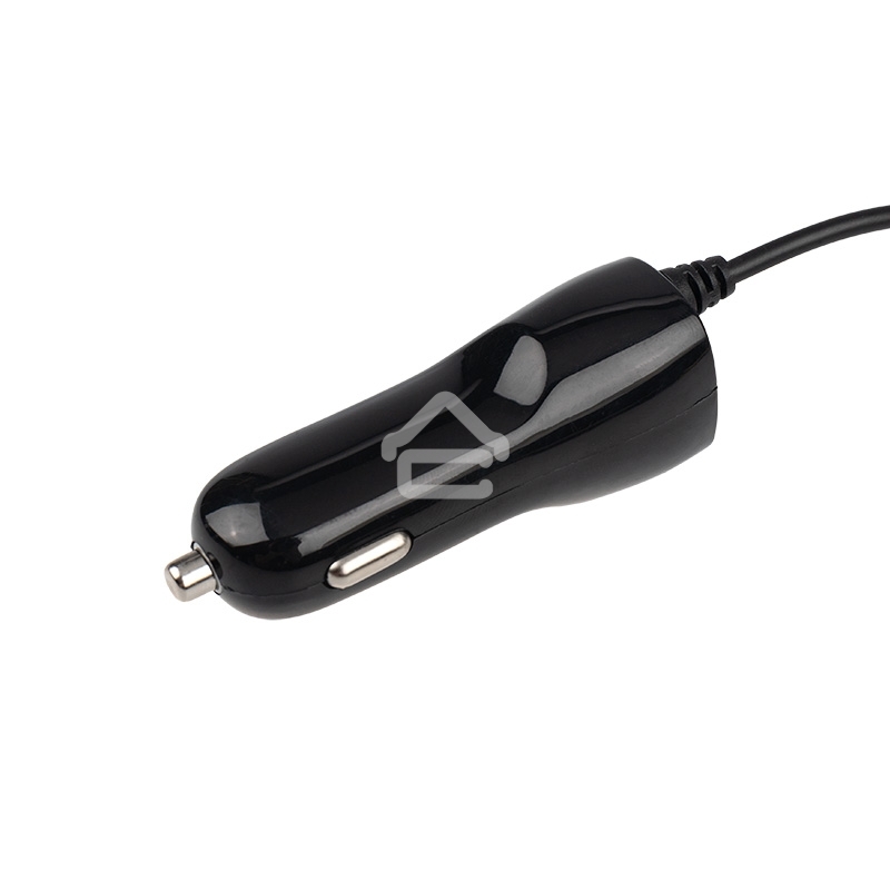 Автозарядка в прикуриватель microUSB (АЗУ) (5 V, 1000 mA) шнур спираль 1.2 м черный Rexant
