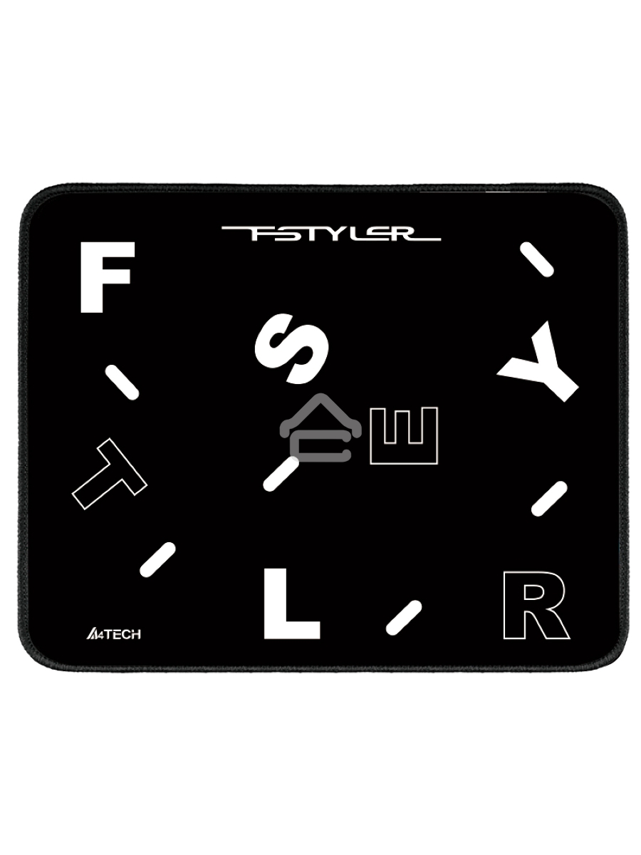 Коврик для мыши A4Tech FStyler FP25 черный/белый 250x200x2мм